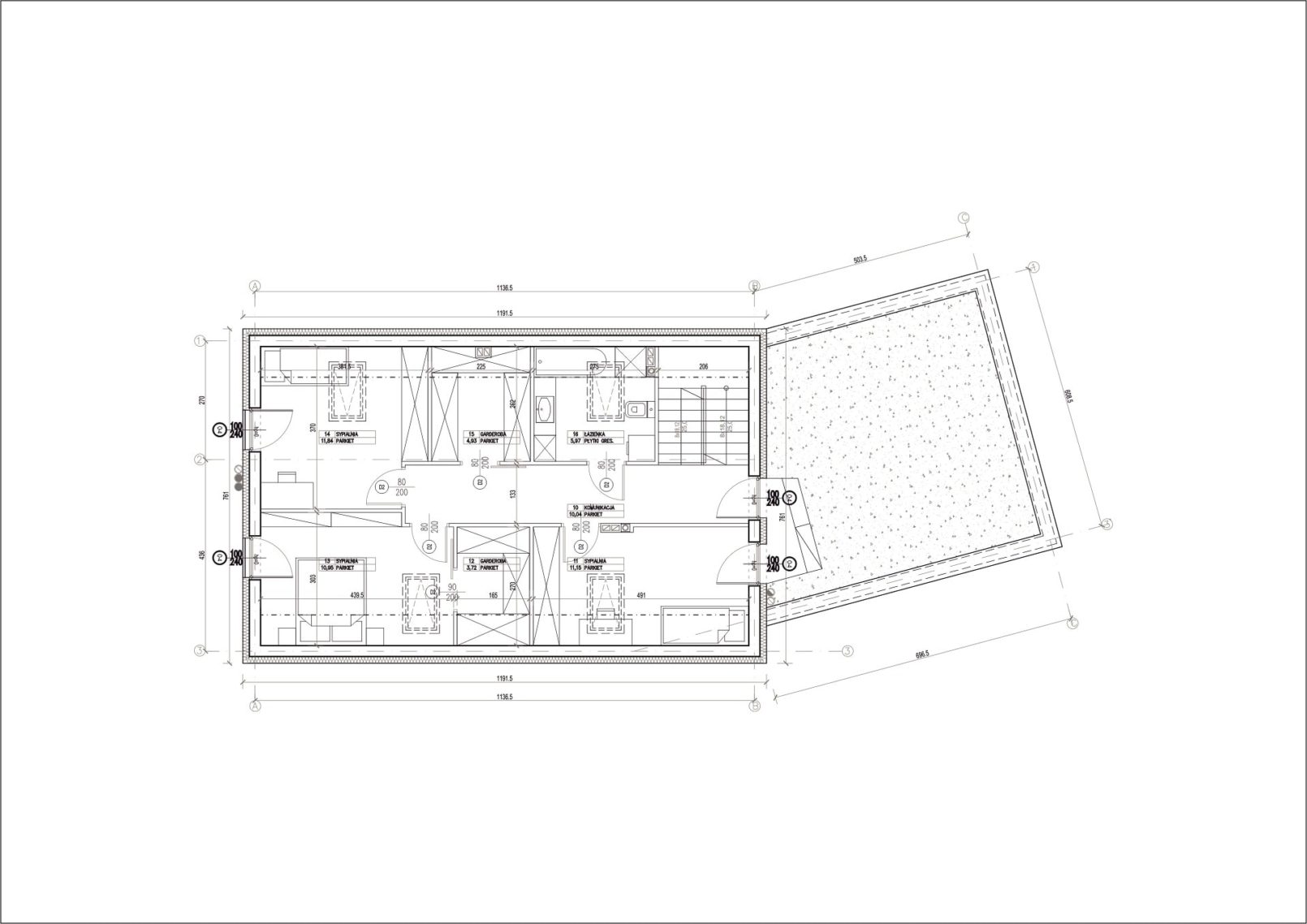 Kompaktowy dom na wzgórzu