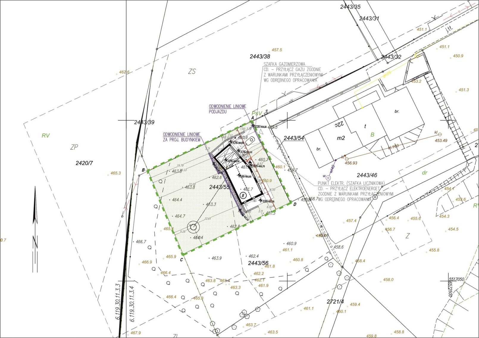 Kompaktowy dom na wzgórzu