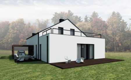 Prosty dom podmiejski