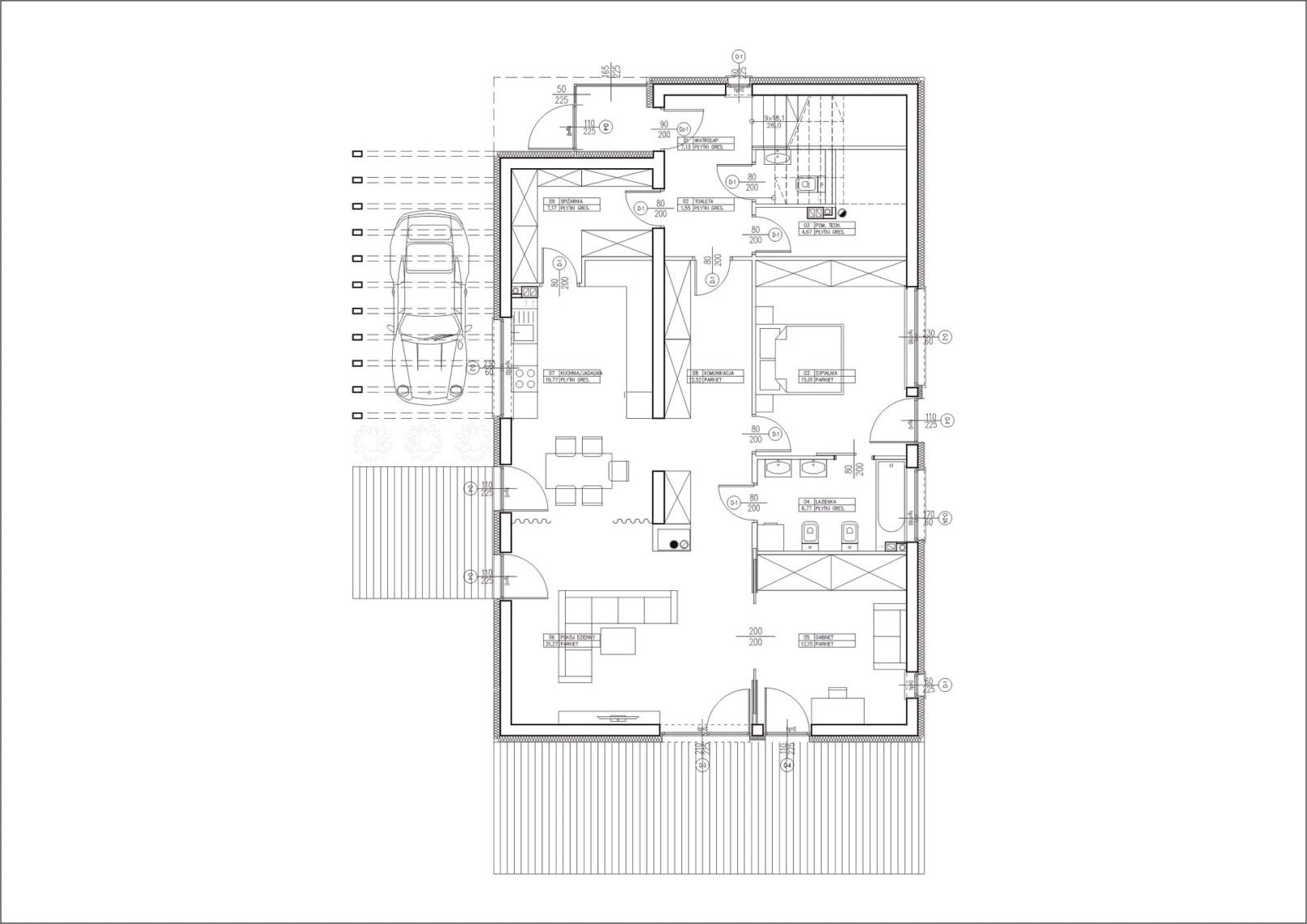 Prosty dom podmiejski