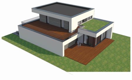 Współczesny dom podmiejski