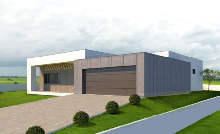 Parterowy dom miejski